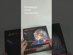 Видеокарта GPU 128-Bit игры ПК компьютера ITX PCWINMAX Radeon RX 550 4GB GDDR5 видео-