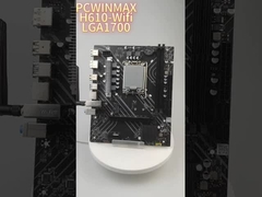 PCWINMAX H610 LGA1700 DDR4 WiFi материнская плата - надежная производительность для процессоров Intel 12-го поколения