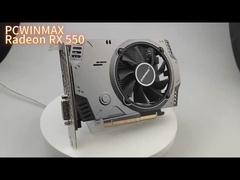 PCWINMAX Radeon RX 550 4GB DDR5 128-битовая графическая карта
