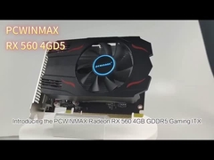 PCWINMAX Radeon RX 560 4GB DDR5 Графическая карта надежное 1080p игровое и мультимедийное решение