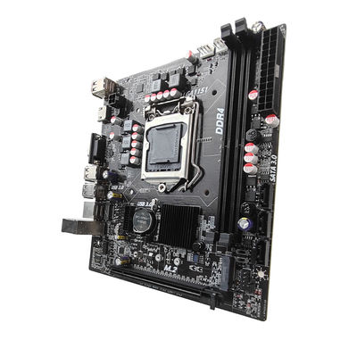 PCWINMAX H110 LGA1151 Micro ATX Материнская плата для настольного компьютера, DDR4 Dual Channel Поддержка 6-го 7-го поколения i3 i5 i7 CPU, для офиса и игрового ПК, OEM оптом