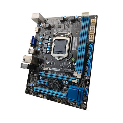 PCWINMAX B75 LGA1155 Micro ATX Материнская плата Поддержка 3/2nd Gen Core i3/i5/i7 CPU DDR3 Dual Channel SATA 3.0 USB 3.0 Стабильная материнская плата OEM для деловых / офисных ПК