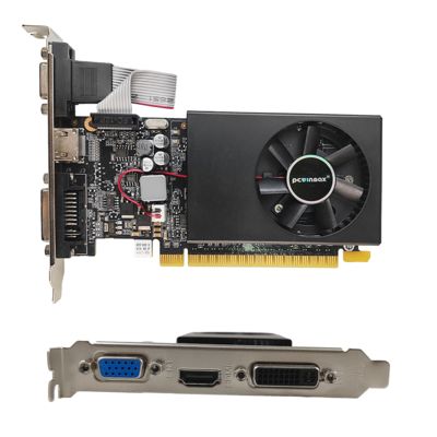 PCWINMAX Оригинальная GT 705 2GB GDDR3 64-bit Низкопрофильная Видеокарта VGA+DVI+HD с тремя портами для офисного домашнего настольного ПК OEM/ODM Оптовая продажа