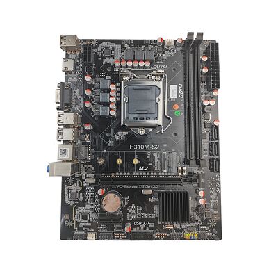 PCWINMAX OEM H310 mATX Материнская плата оптовый заказ, LGA1151 DDR4 с M.2, Готовый к отправке для деловых настольных и офисных ПК