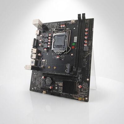 Материнская плата PCWINMAX B75 LGA1155 MATX DDR3 до 16 ГБ M.2 SATA3 HD с портами VGA Настольная плата для офисных ПК и бизнес-систем