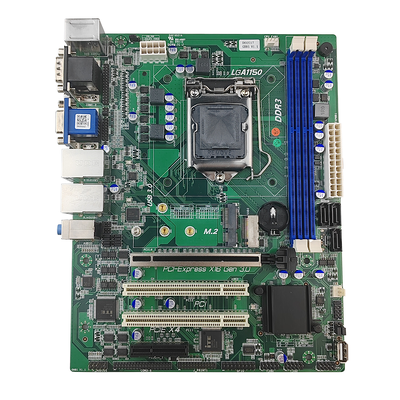 Материнская плата PCWINMAX PCWINMAX GB85 LGA1150 DDR3 с двумя COM-портами, слотами расширения PCI, M.2 и гигабитным LAN для промышленных ПК